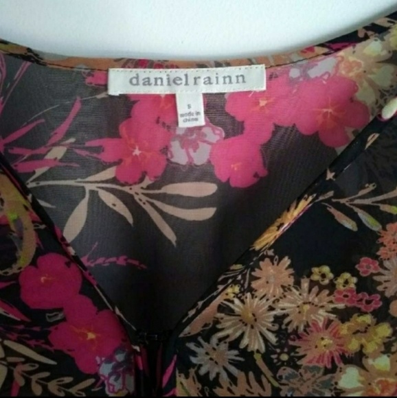 Robe Maxi Daniel Rainn Taille 2X - Imprimé Floral, Multicolore, Neuve Avec étiquettes